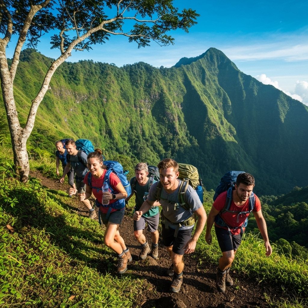 HATI DUA guides exploring highlands of Bangli and Kintamani